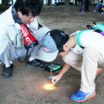 セミの幼虫釣り！？洞峰公園・夜の昆虫観察会